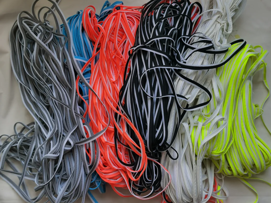 Custom High Visibility Colors Reflective Piping for Clothes