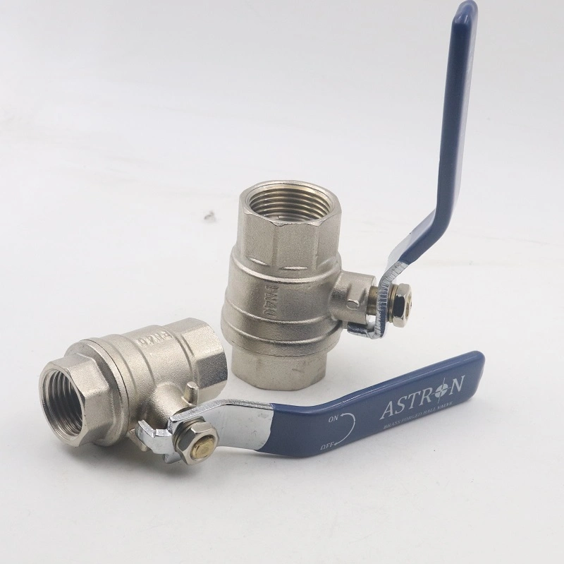 Cw617n Nickle Plated Stop Shower Full Port Forged Brass Ball Valve Price