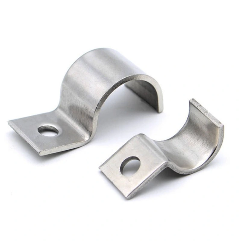 One Hole Half Saddle Cable Clamp Clip Clamps for Electrofusion Pipe Welding 3/4 Inch 1/2inch Stainless Steel 3 1/6 Saddle Clamp