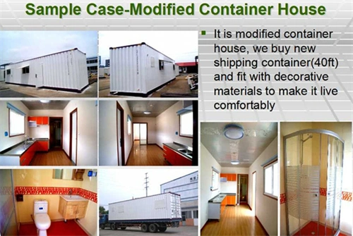 Prefabricated Steel Sturcture Container Modular Mobile House for Office or Living Roommodular Home Prefab House