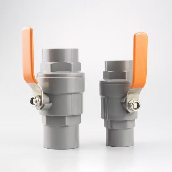 ABS Handle New Type PVC Fitting Coupling Control Valve UPVC Two-Piece Ball Valve PVC Ball Valve 2 Pieces Ball Valve