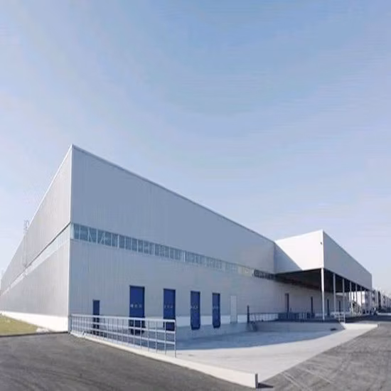 Low Cost Prefabricated Steel Frame Warehouse Hangar Workshop Steel Building Materials