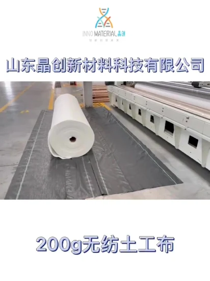 Non-Woven 80-1000g Geotextile Geosynthetics Products Polyfelt Ts with High Quality Continuous Filament