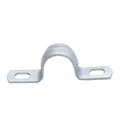 Customized Various Size High Quality PVC Pipe Saddle Clamps Galvanized U Type Pipe C Electrical Wire Clamp