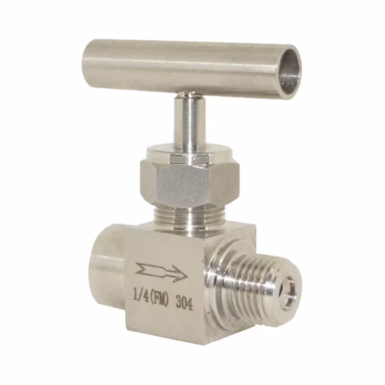 High Temperature Thread Stainless Steel SS304 SS316 Forged Female Needle Valve